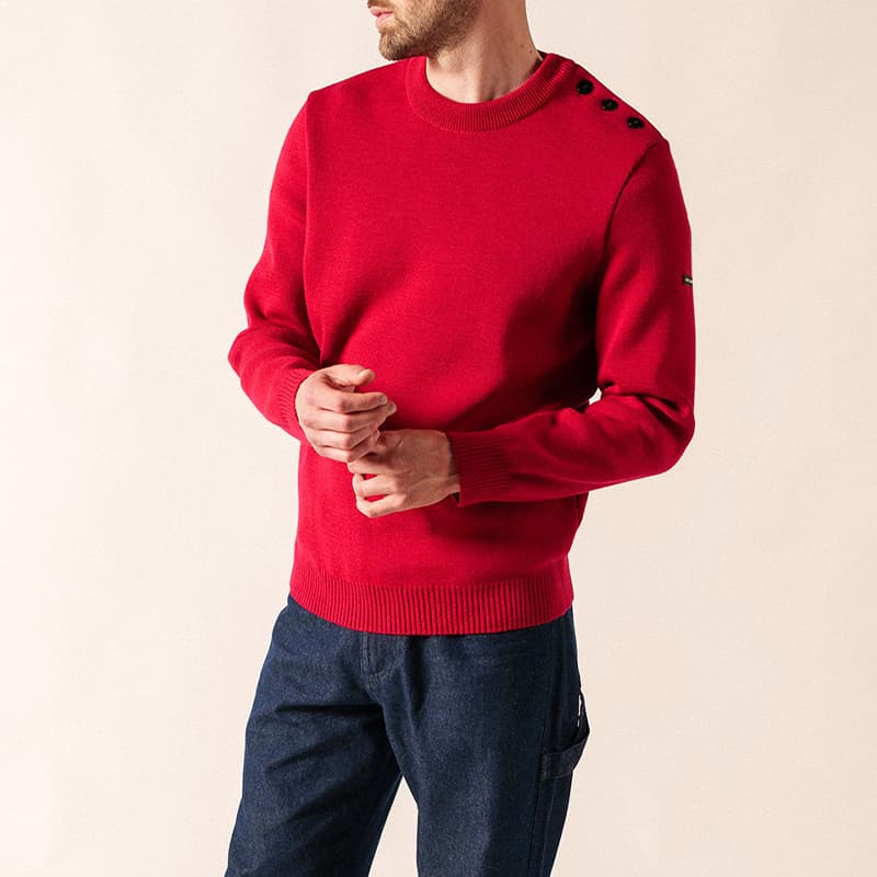 Pull SAINT JAMES Cancale XL Medoc