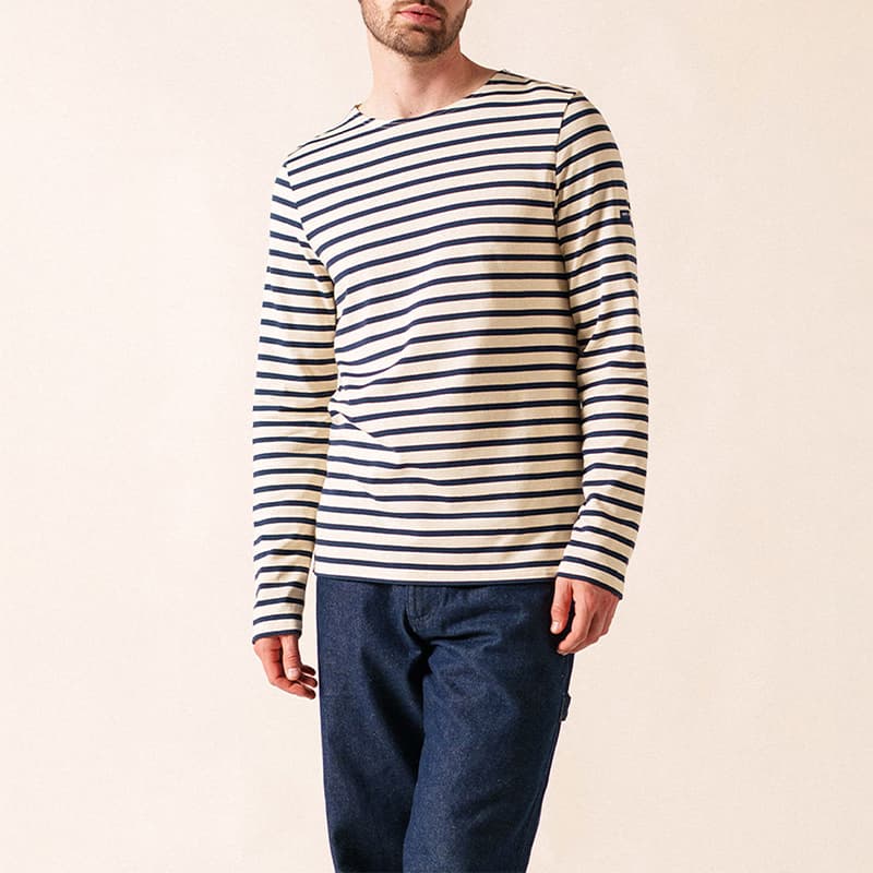 Marinière SAINT JAMES Méridien Moderne XS Ecru/Marine