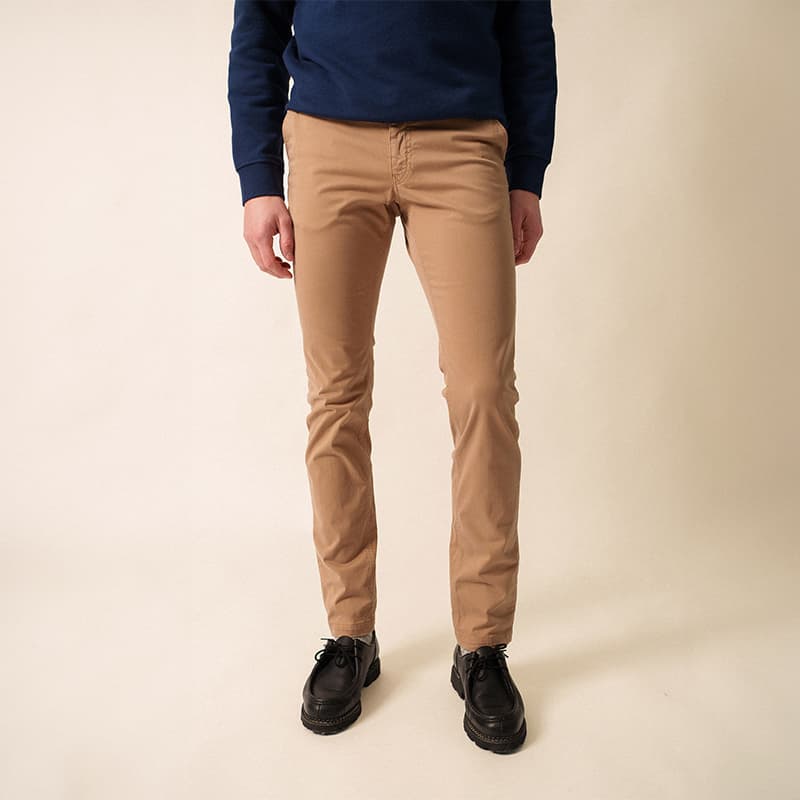 Pantalon SAINT JAMES Voile Hiver II 40 Beige Fonce