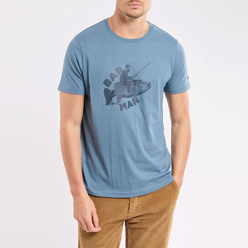 T-shirt sérigraphié ARMOR-LUX Barman 75222 2XL RJX Barman/bluefin