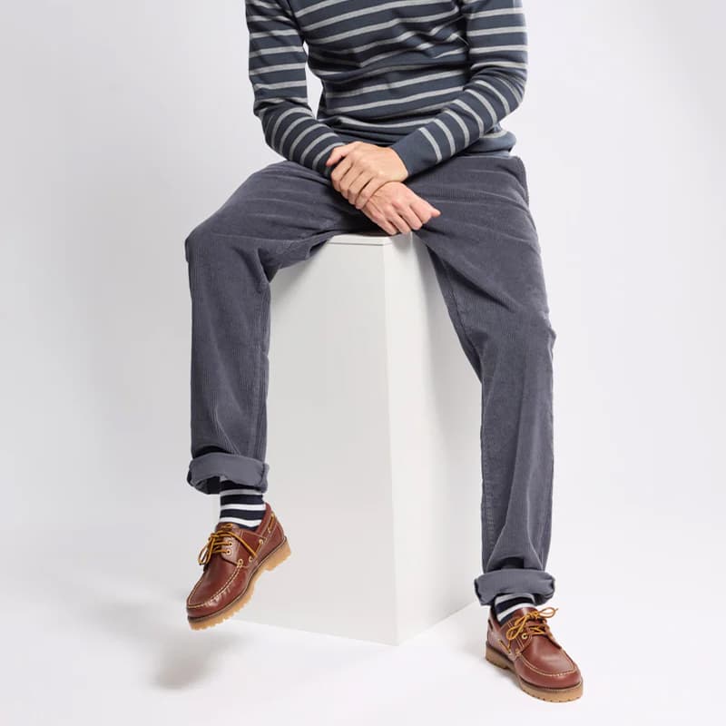 Pantalon Chino velours ARMOR-LUX 72022 50 RBN Tornade