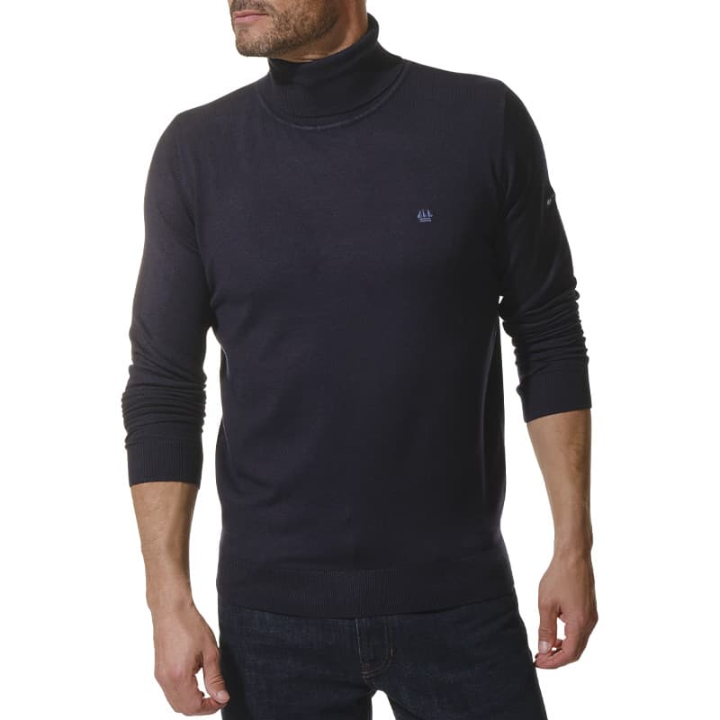 Pull col roulé HUBLOT Epinay L Marine