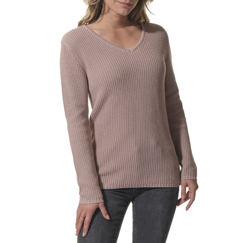 Pull HUBLOT Pivoine S Taupe Rose