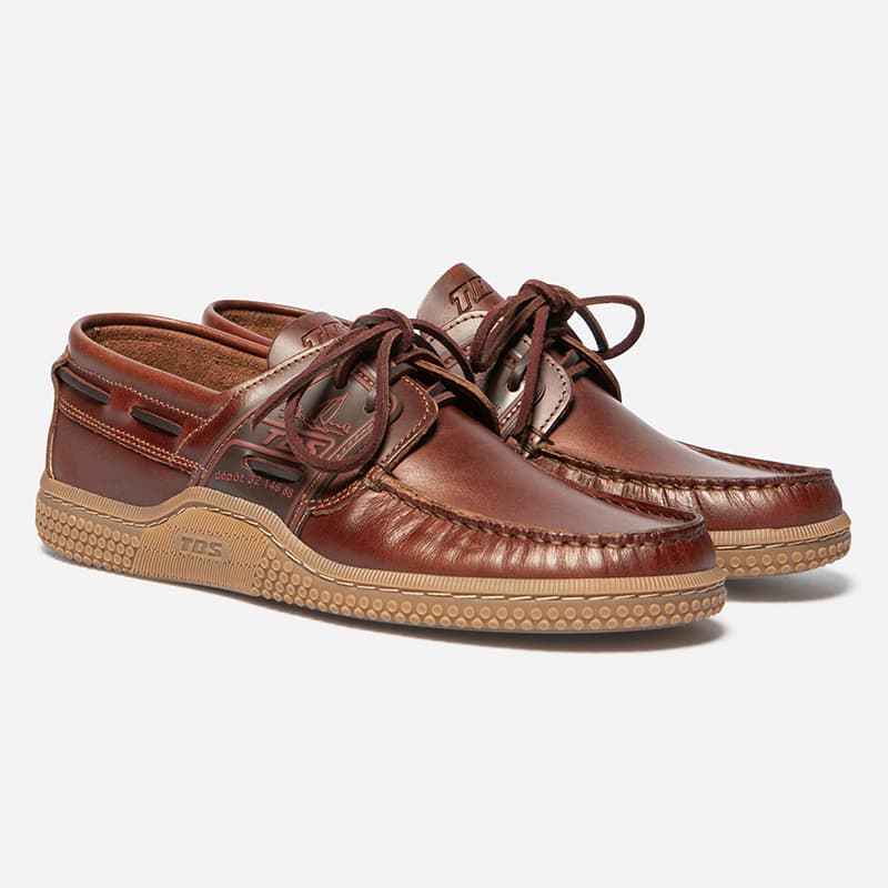 Chaussures bateau TBS Globek 41 N55 *Acajou + Bordeaux