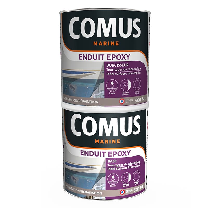 Enduit COMUS MARINE Epoxy Léger (A+B) 1 Litre