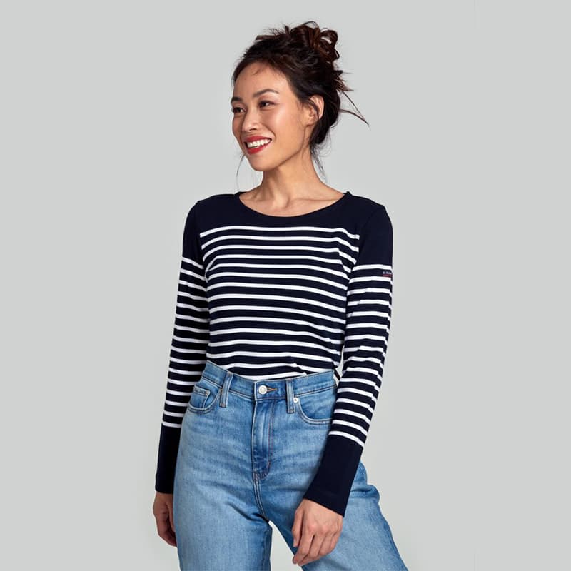 Marinière ARMOR-LUX Amiral 2 Rich Navy/Blanc