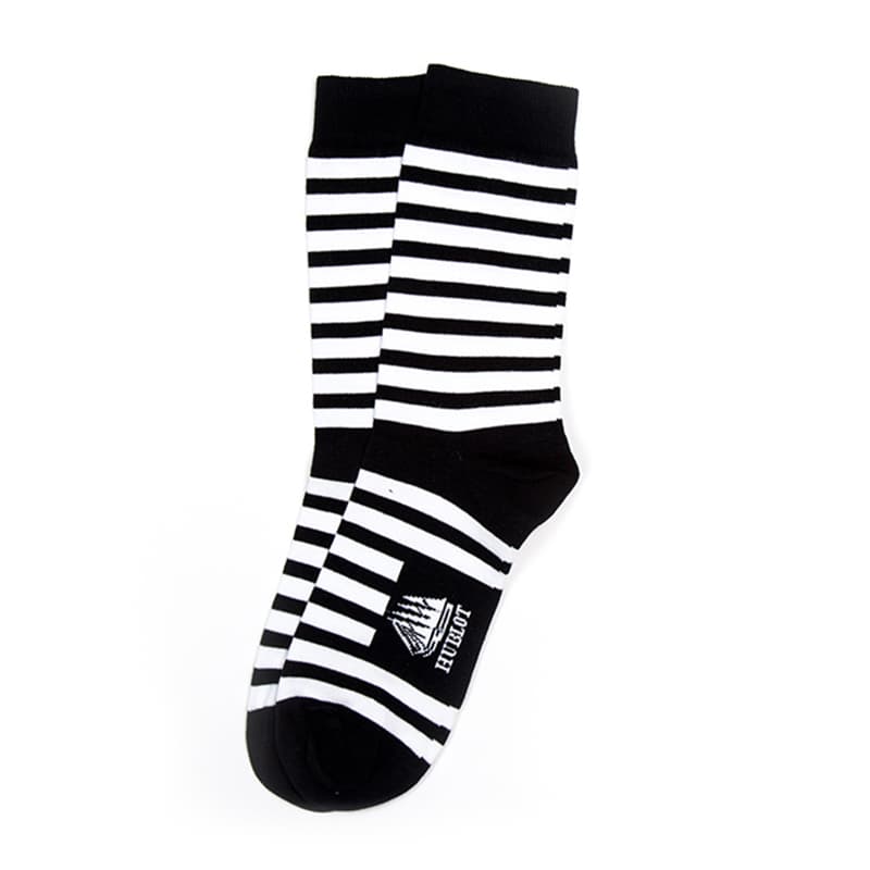 Chaussettes Rayées HUBLOT  Marine/Blanc 39/42