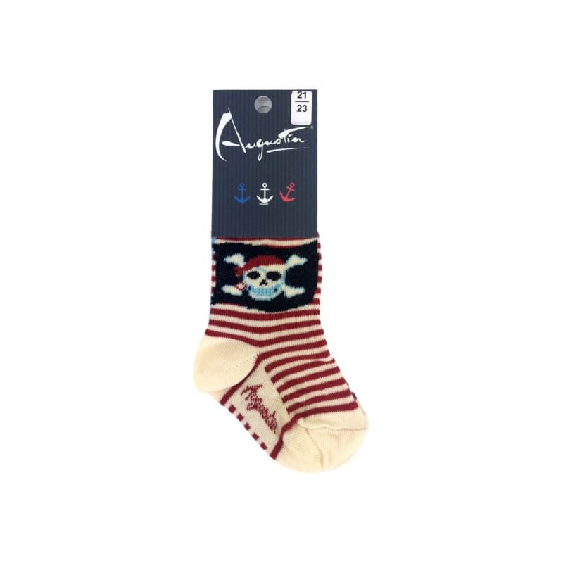 Chaussettes Enfant AUGUSTIN Pirate Ecru 27 / 30