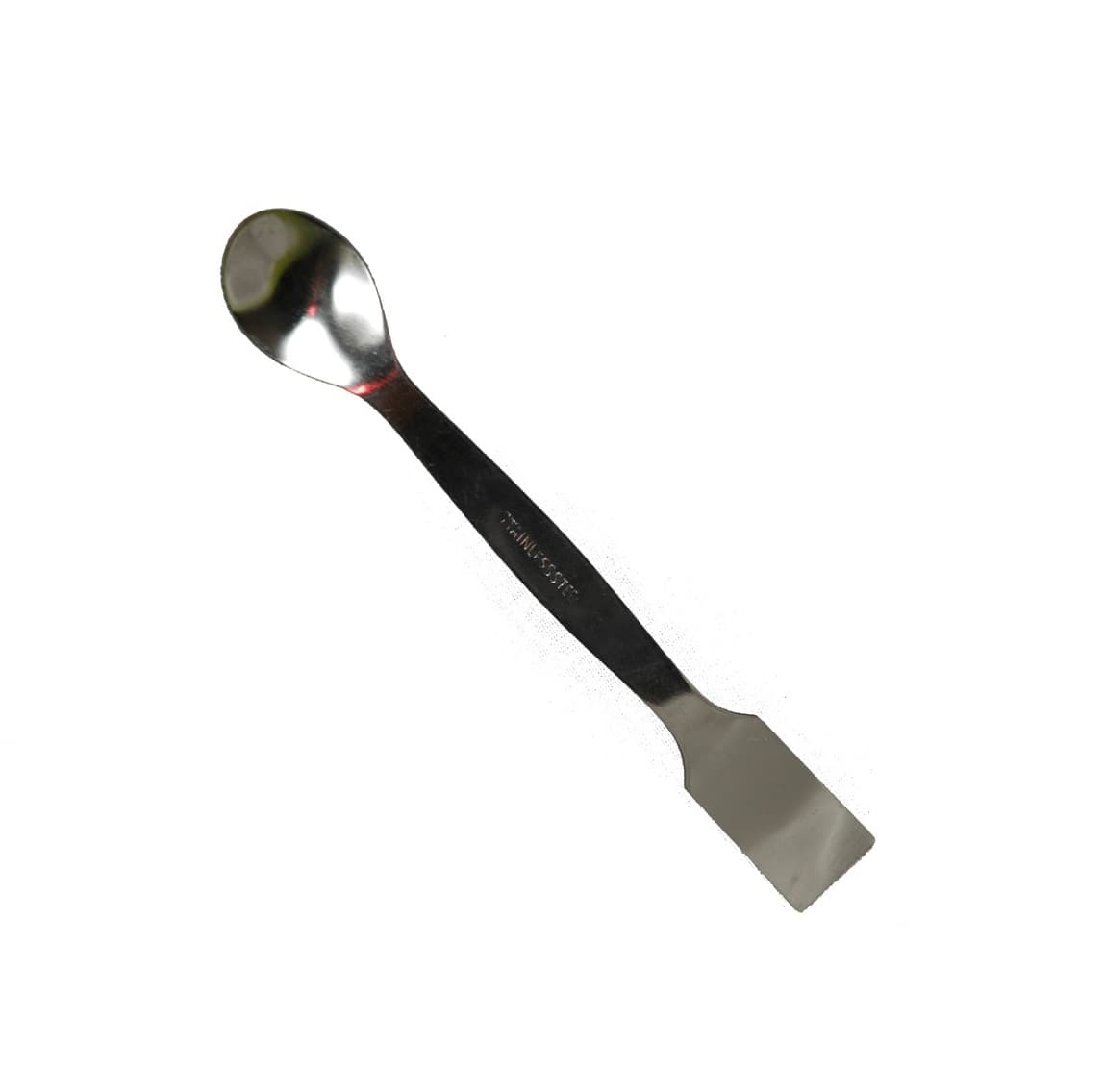Spatule cuillère plate en inox Ø 120 mm