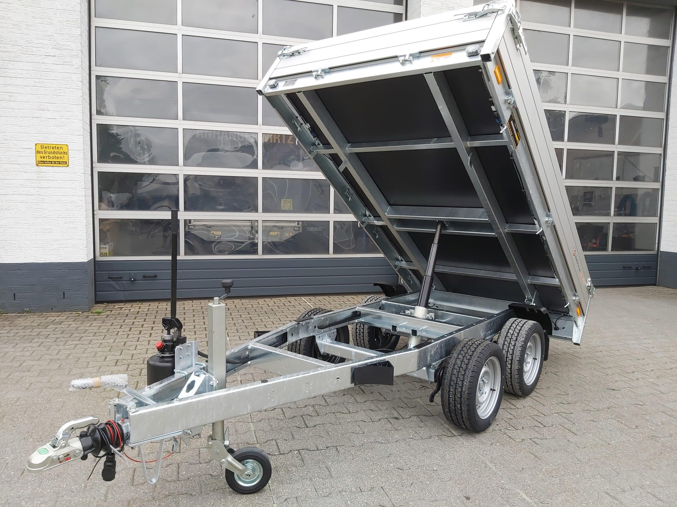 Saris Kipper K1 276 150 2000 2 276x150x30cm silver Handpumpe 13" (S) 2000kg