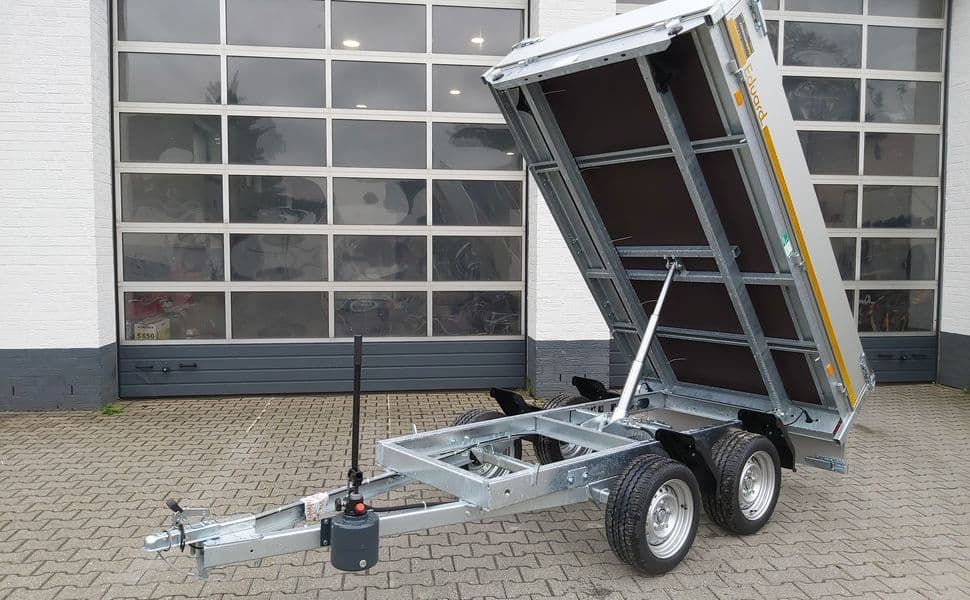 Heck Kipper 260x150x30cm Lfh: 63 cm Stahlblechboden (S) Tandem ungebremst 750