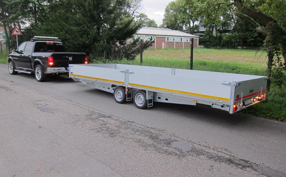 Multi Transporter 606x220x40cm Lfh: 63cm Rampen (XXL) 3500kg