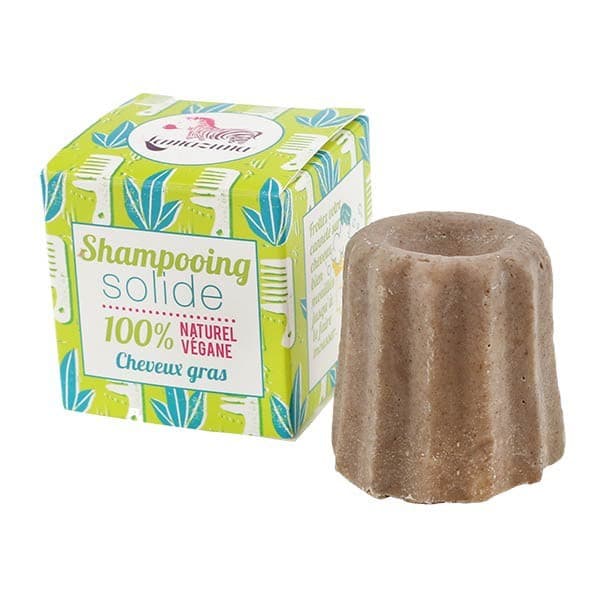 Shampoing solide vegan et naturel - Lamazuna Gras - à la litsée citronnée bio