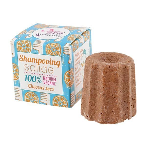 Shampoing solide vegan et naturel - Lamazuna Secs - à l'orange bio