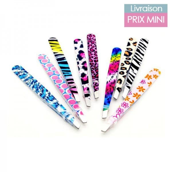 Pince à épiler design pour l'épilation du visage