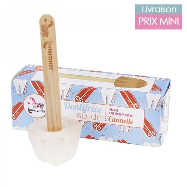 Dentifrice solide Vegan - Lamazuna Cannelle