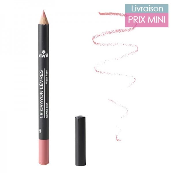 Crayon contour des lèvres bio - Avril Vieux rose