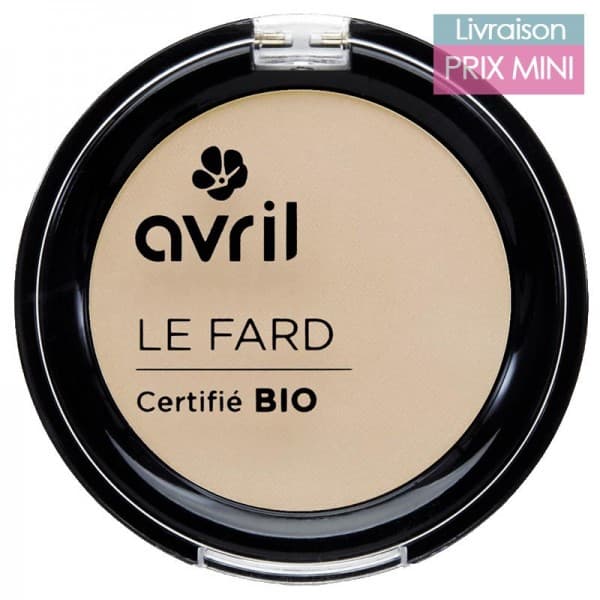 Fard à paupières bio - Avril Beige mat