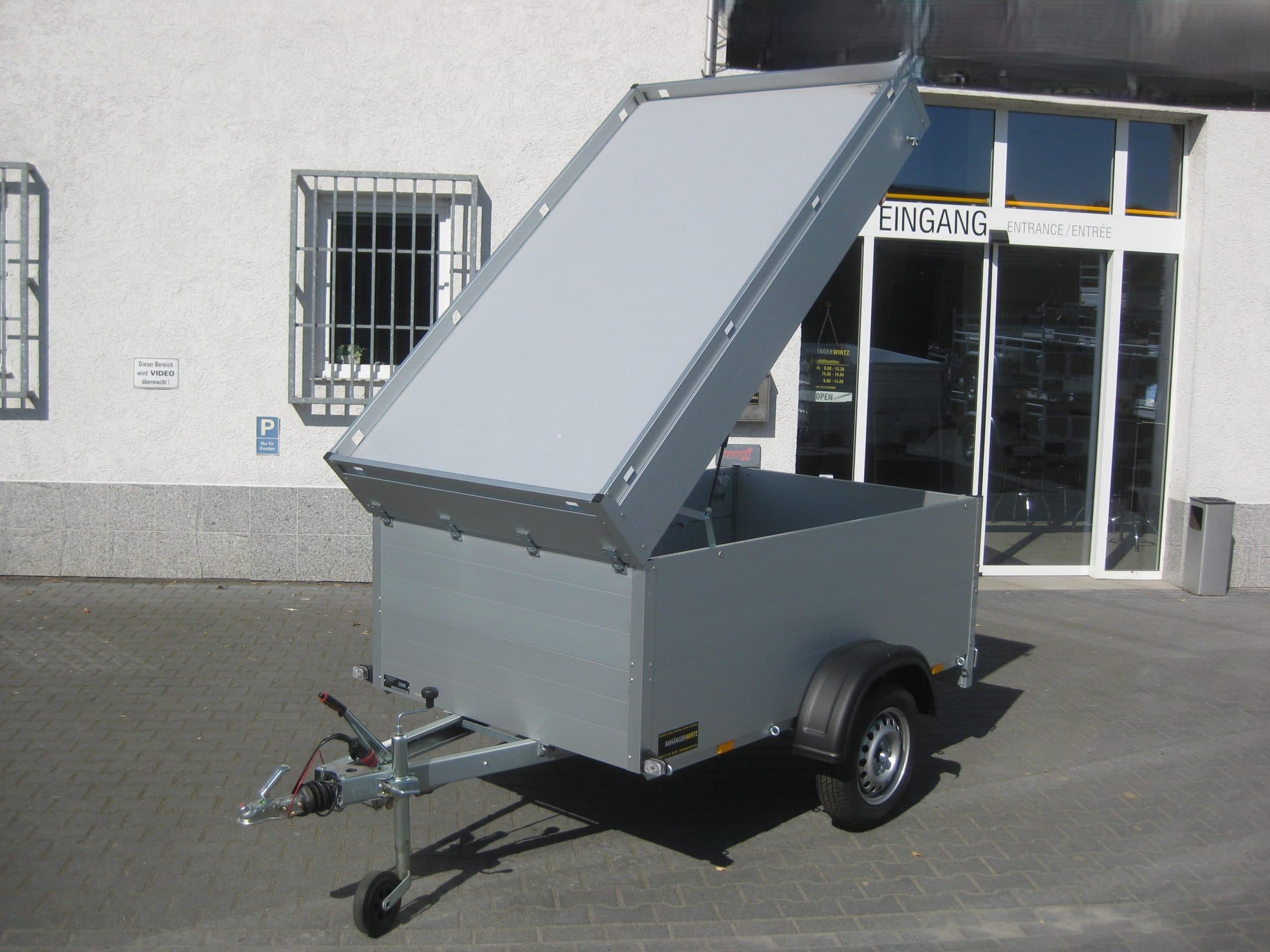 ALUBOXX Deckelanhänger GTB 750 VT1 211x126x83cm (XS) 750kg
