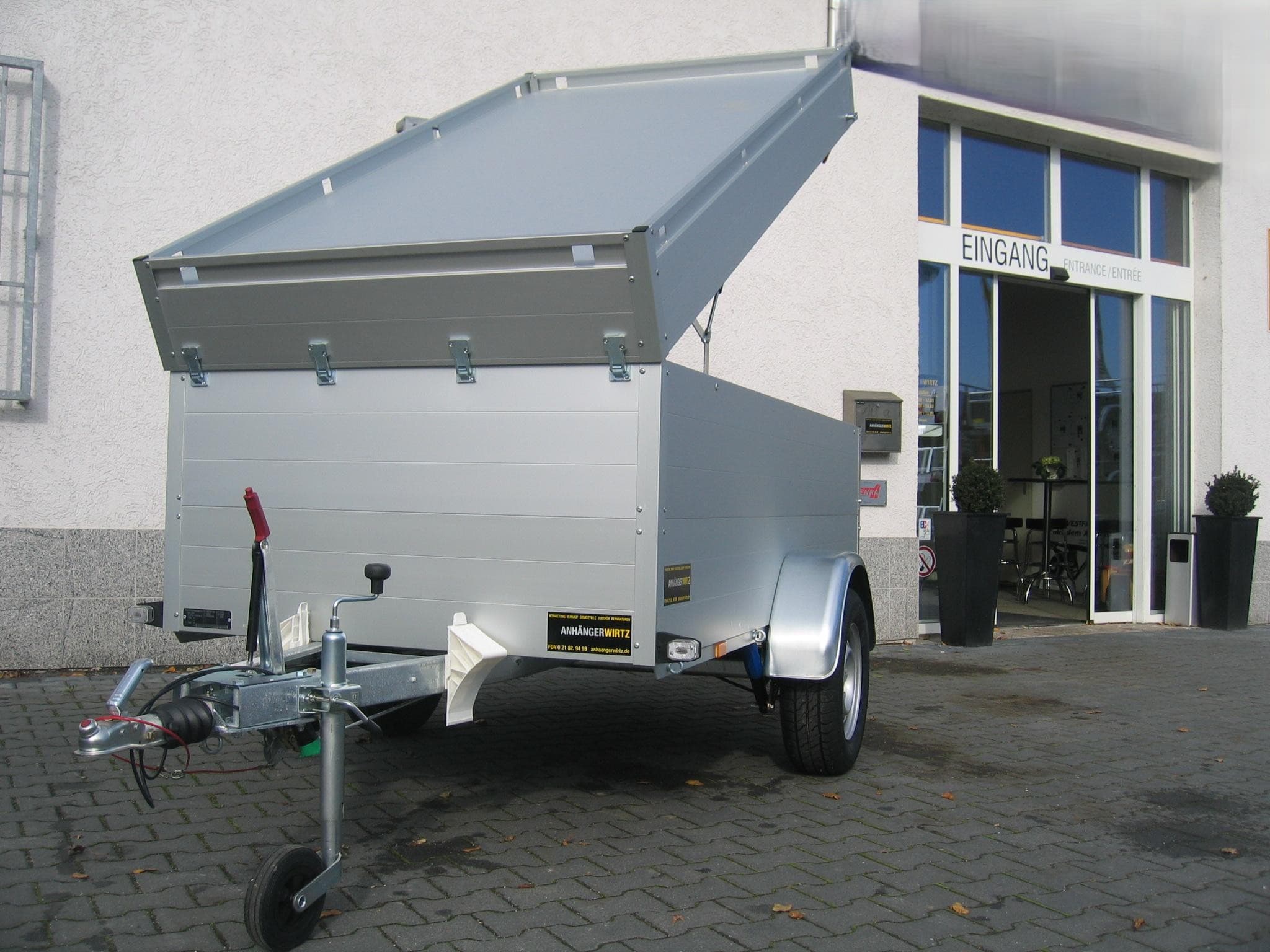 ALUBOXX Deckelanhänger GTB 1200 VT1 251x126x83cm (S) 1160kg April Aktion