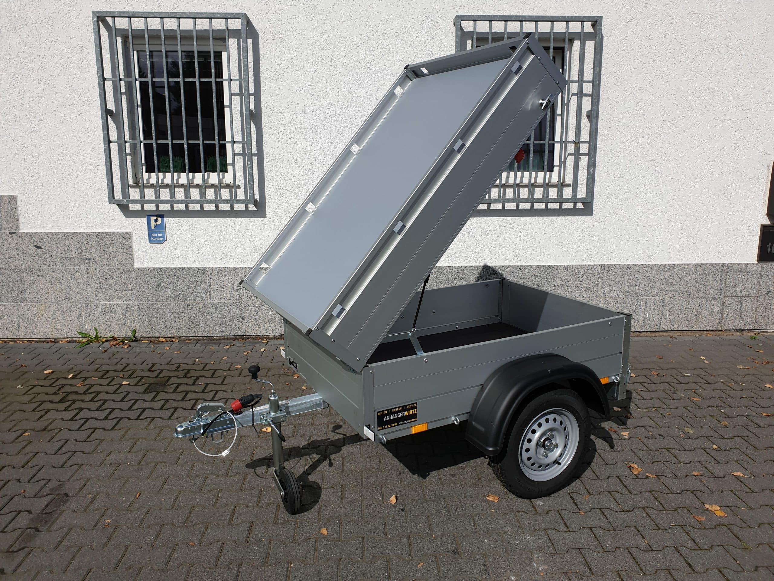 ALUBOXX Deckelanhänger GT 500 HT 151x101x48cm (XXS) 500kg Frühling Aktion direkt