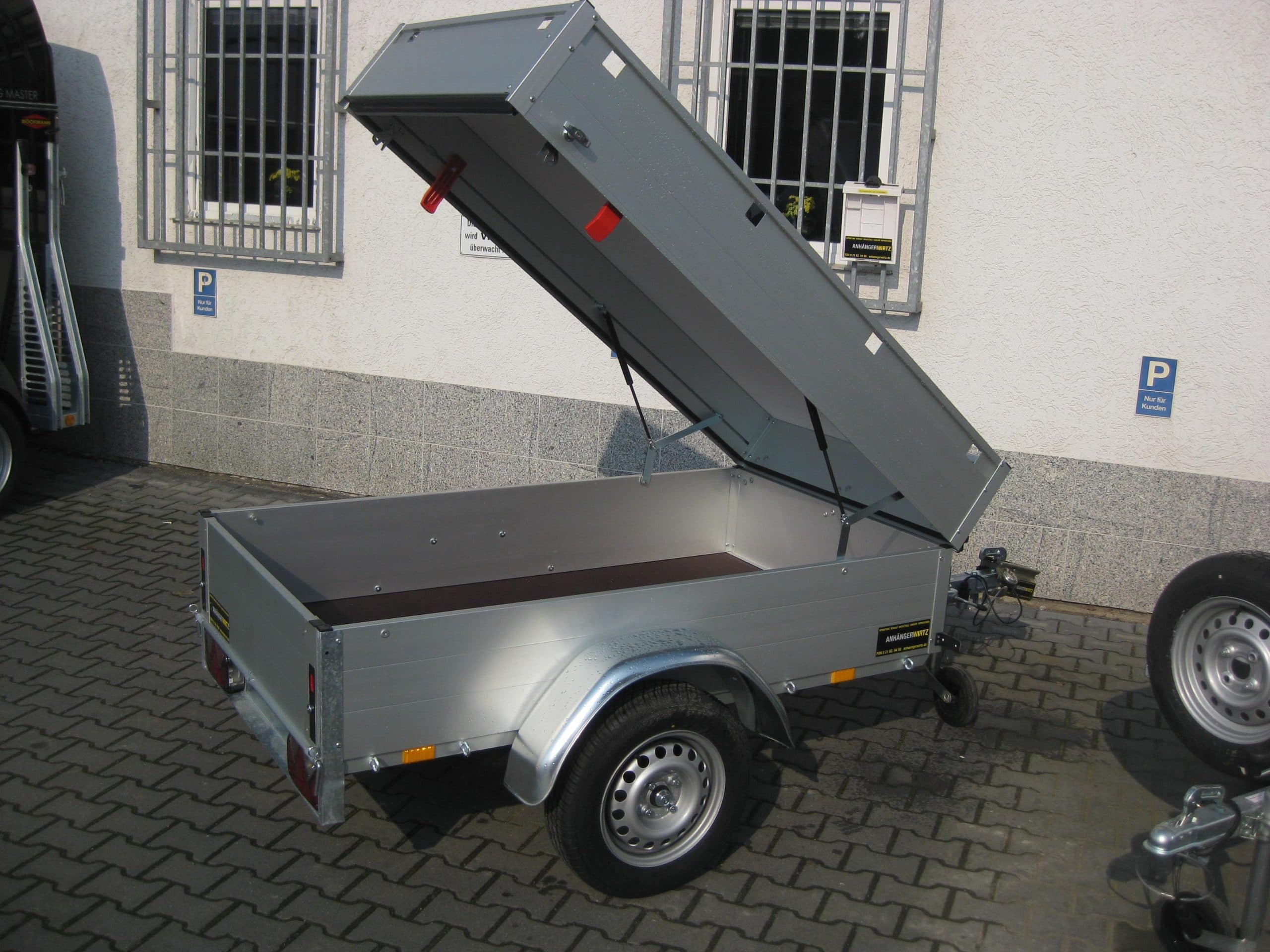 ALUBOXX Deckelanhänger GT 500 HT 181x101x48cm (XXS) 500kg