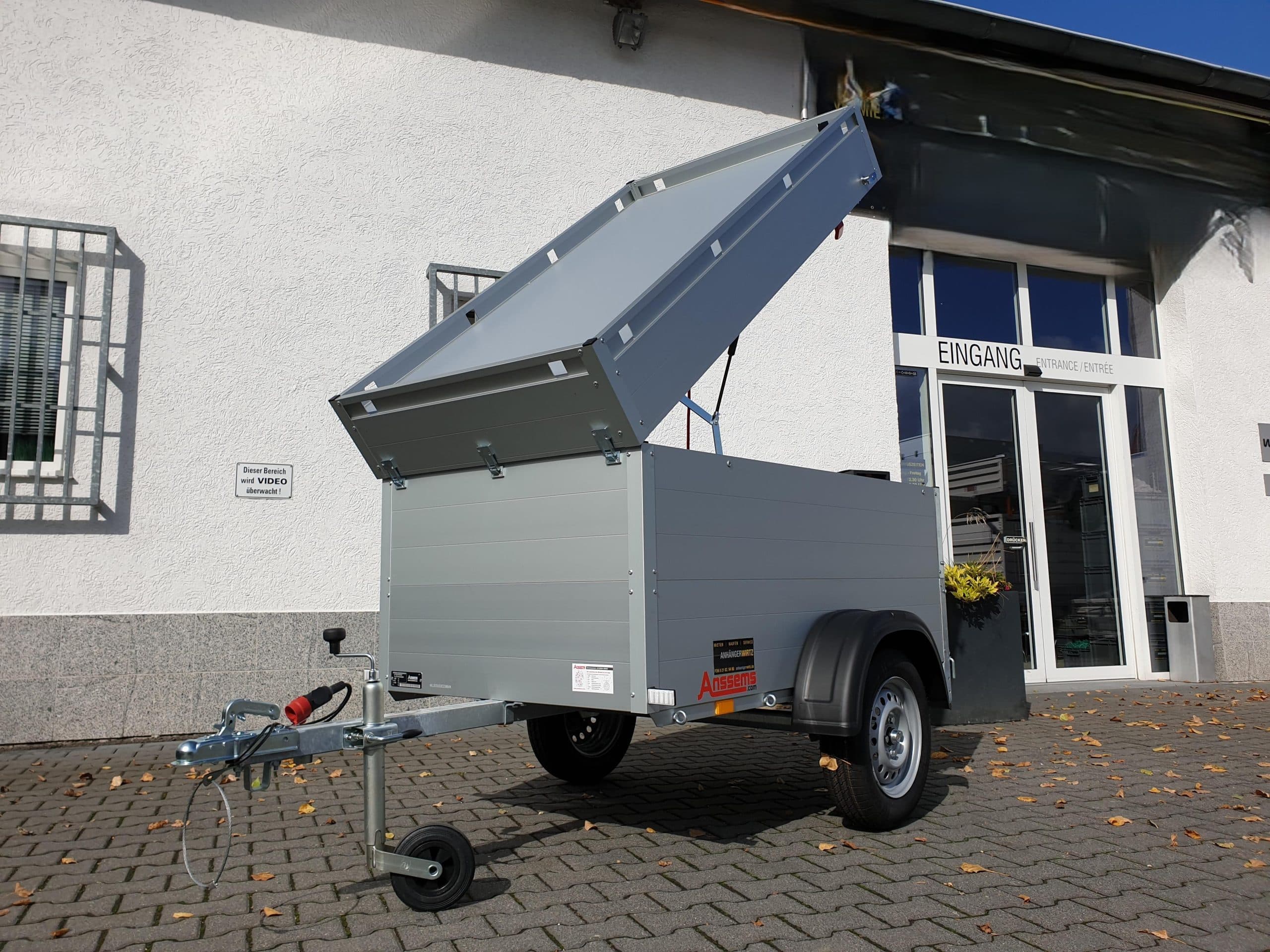 ALUBOXX Deckelanhänger GT 500 VT1 181x101x83cm (XXS) 500kg Best Deal Aktion