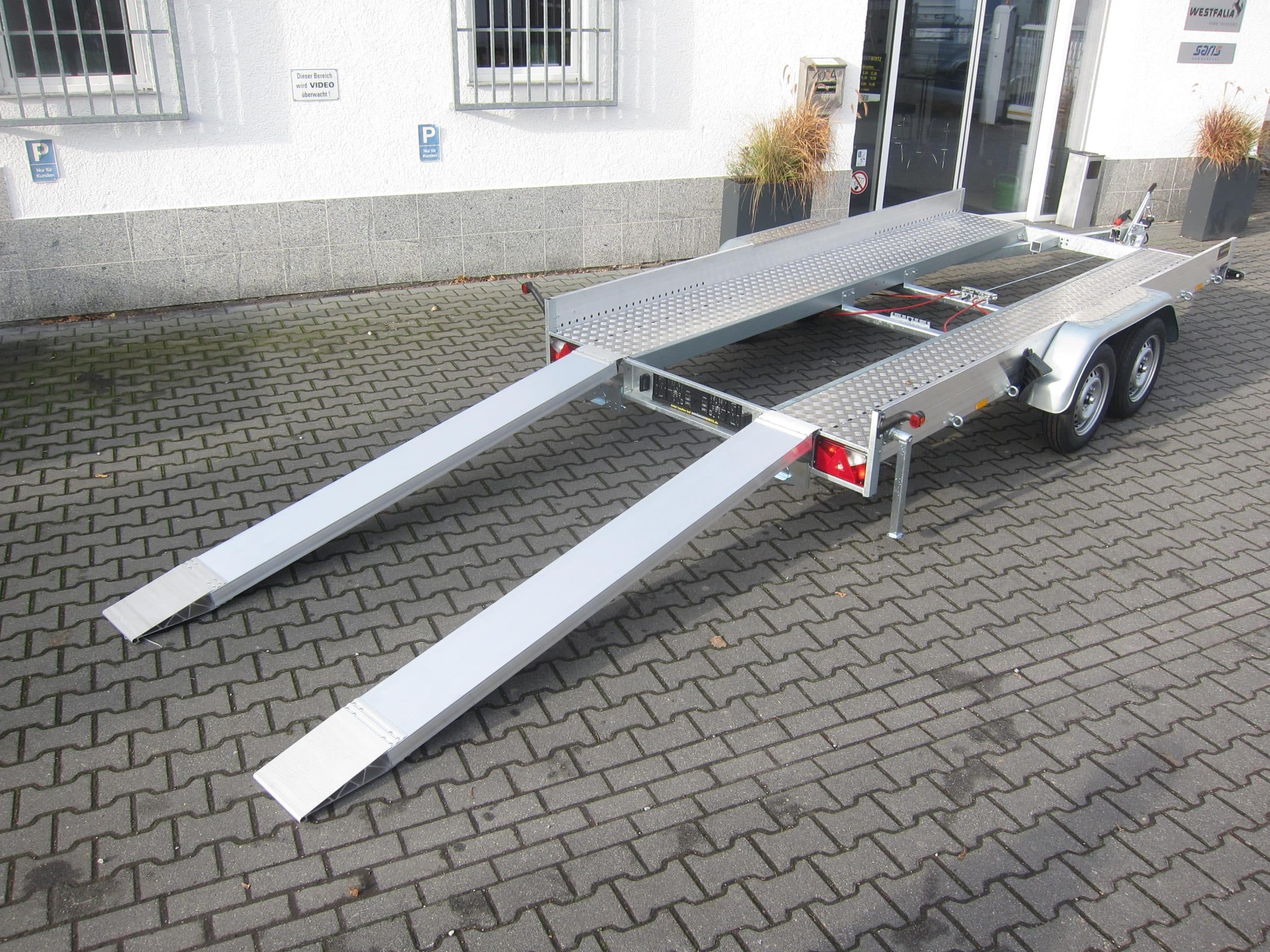 Anssems AMT ECO 1500 light 400x188x18cm (XL) Alurampen 1500kg Wohnmobilanhänger April Aktion