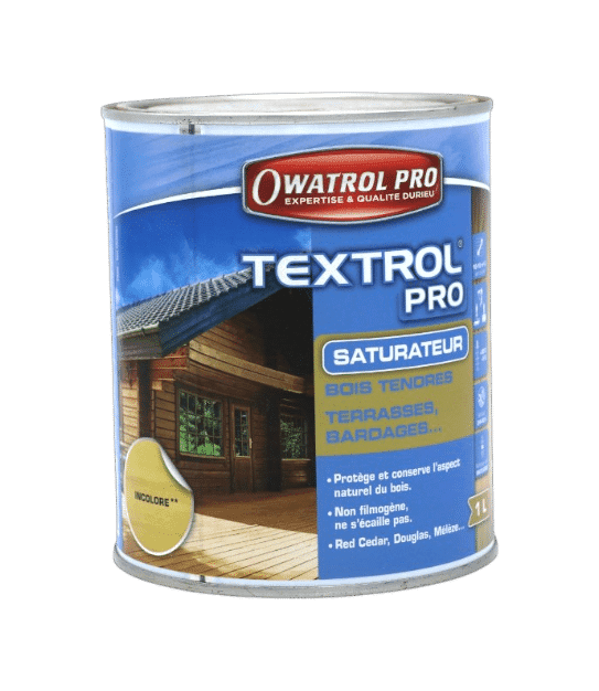 Lot de 6 - Saturateur bois teinté Chêne moyen –  Textrol Pro