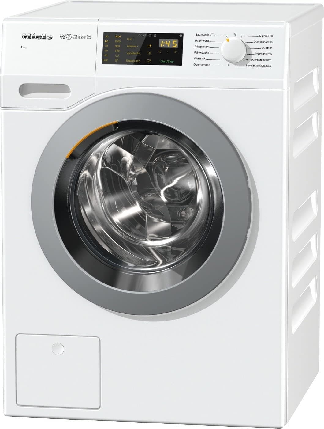 Lave-linge Miele WDB 005 WCS 7 kg blanc pour un lavage en douceur / Lave-linge Miele à commande simple par simple pression du doigt [classe énergétiqu