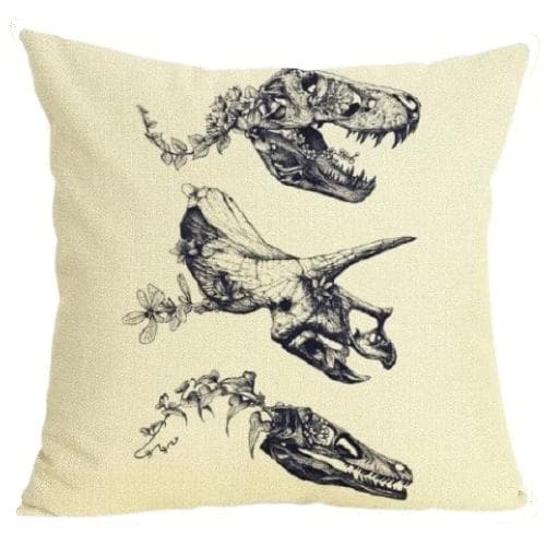 Dinosaur Skull Pillow