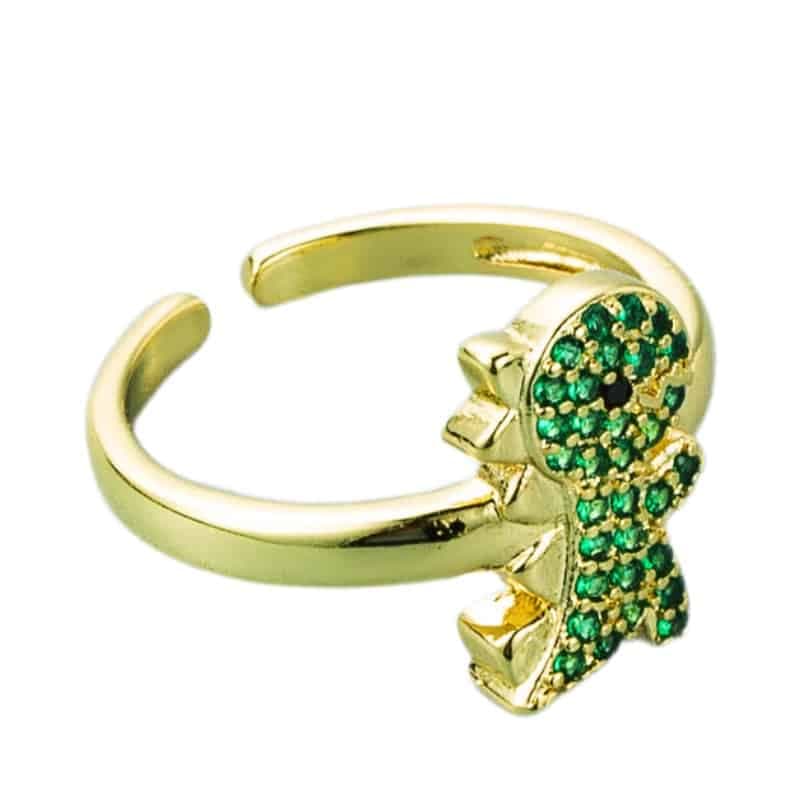 Golden Dinosaur Ring