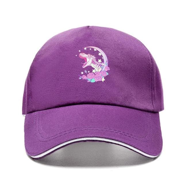 Purple Dinosaur Hat
