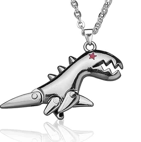 Stainless Steel Dinosaur Necklace