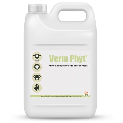 Vermifuge liquide animaux, agriculture bio - Verm Phyt' - 2L