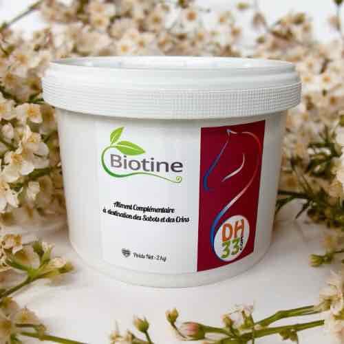 Biotine forte pour Chevaux seau de 2kg - 2 mois de cure - 