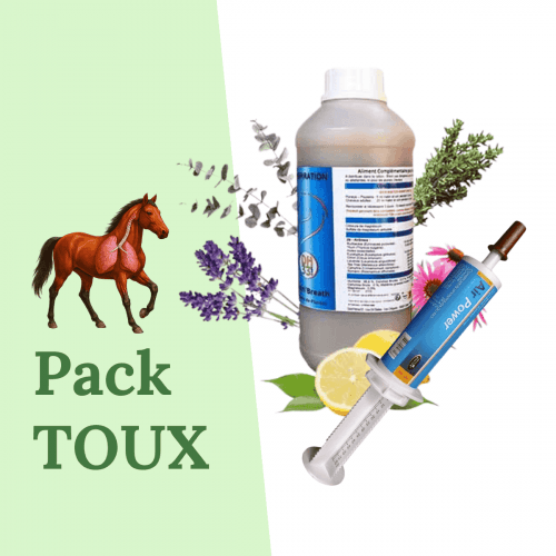 Pack Action Toux - Voies respiratoires cheval - 