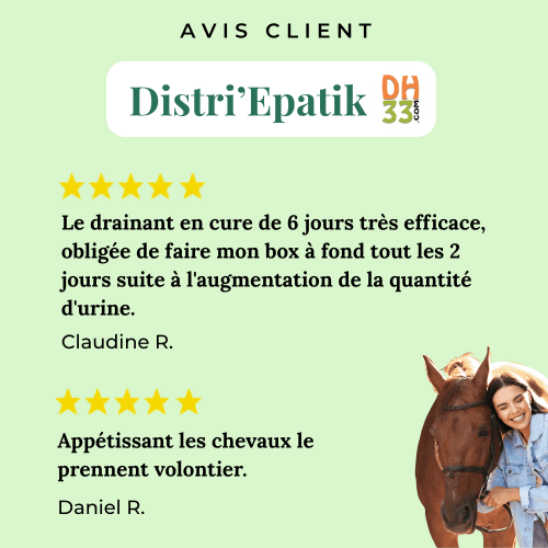 Drainage foie cheval : Distri’Epatik naturel pour foie et reins - 2L