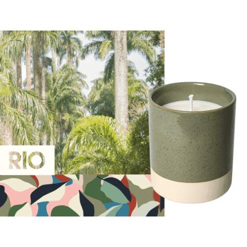Bougie parfumée - Jardin de Rio 320g ESTIVADE
