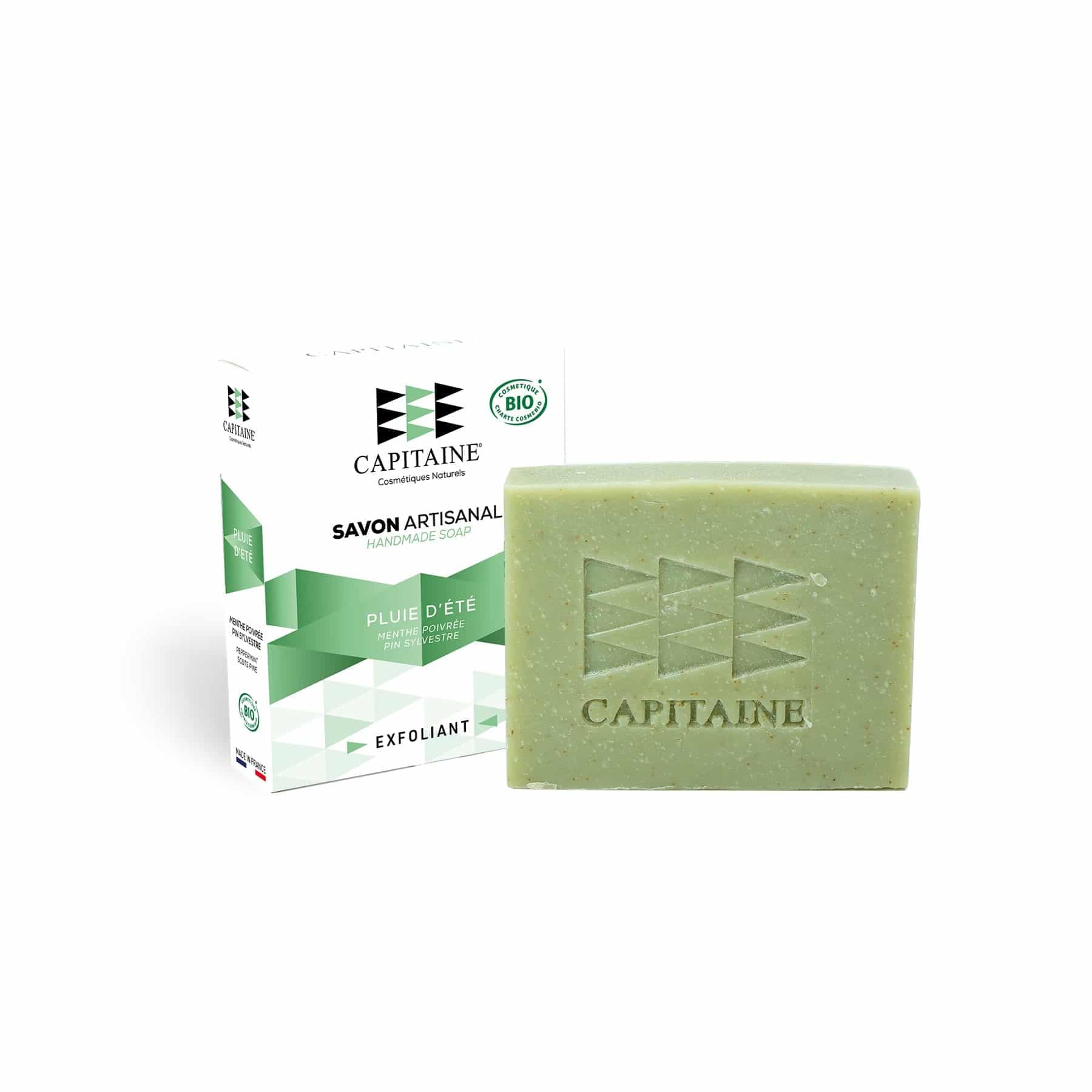 Savon surgras exfoliant - Pluie d'été 100g CAPITAINE