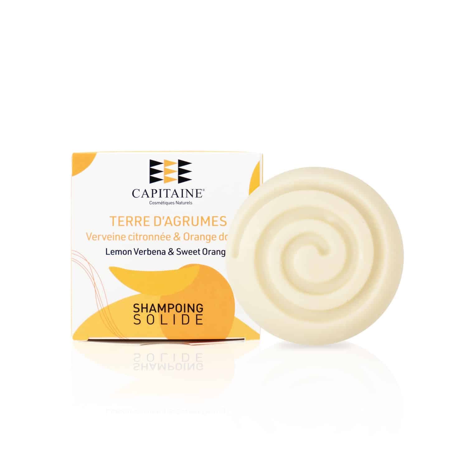 Shampoing solide - Cheveux normaux - Terre d'agrumes 85g CAPITAINE