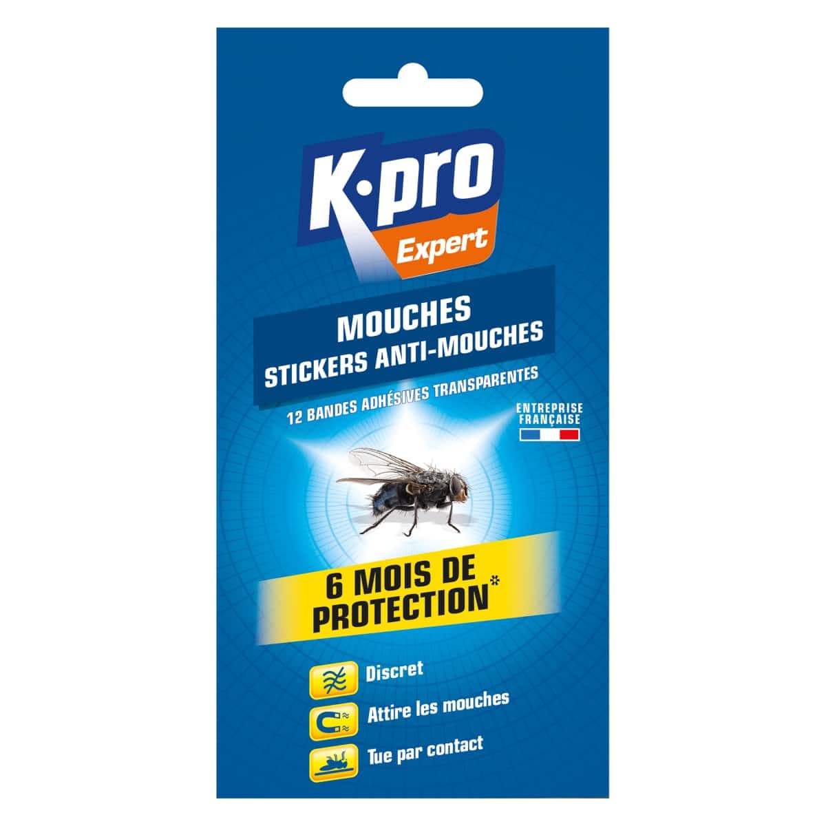 Bande adhésive à mouches Transparente X12 K.PRO