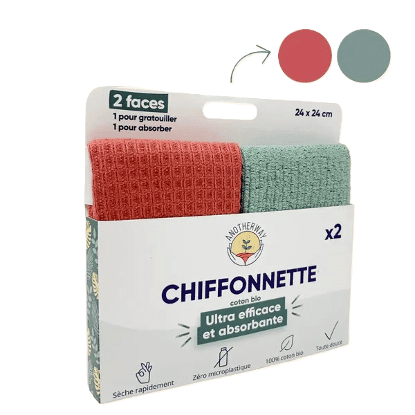 Chiffonnette en coton X2 ANOTHERWAY