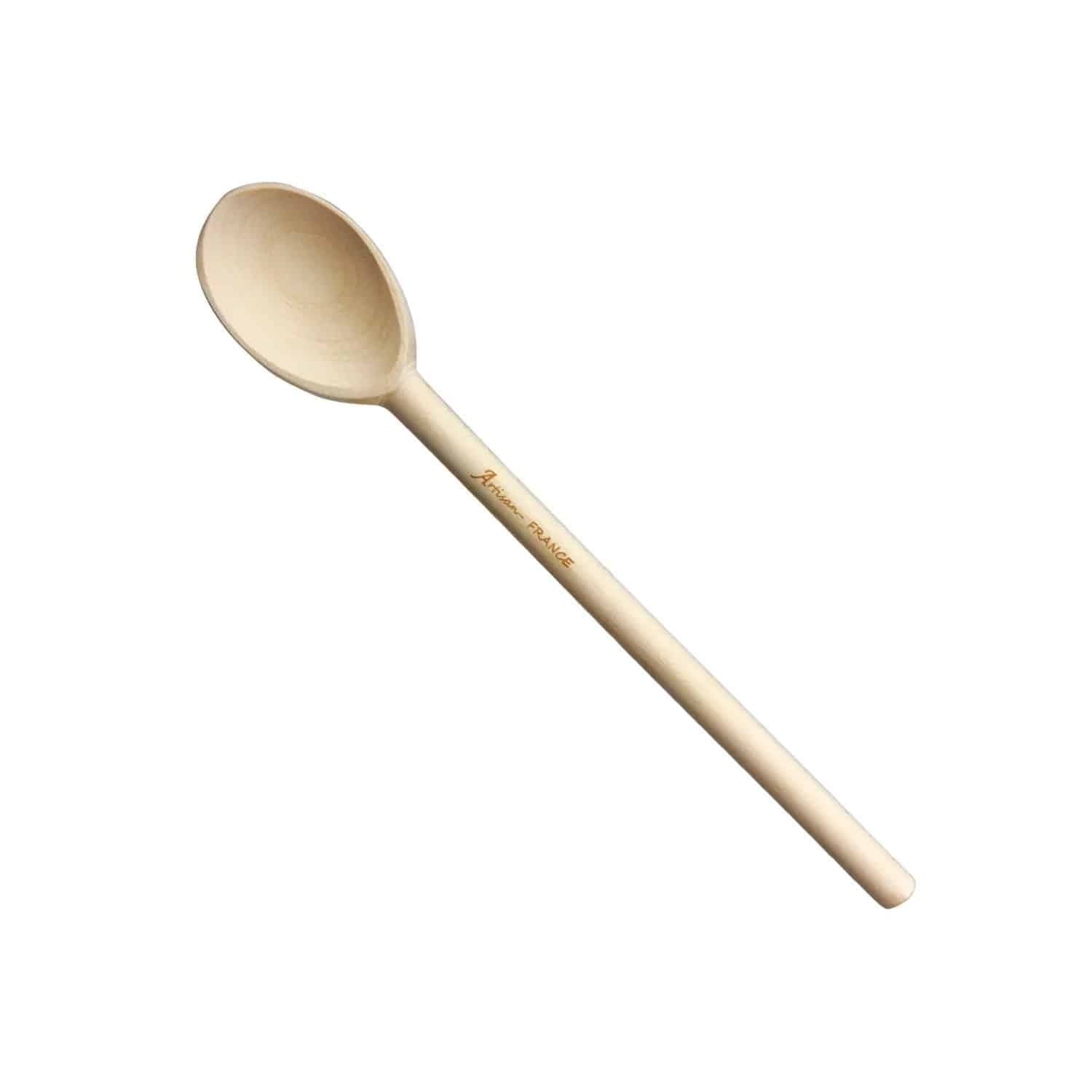 Cuillère ovale en bois de hêtre 30cm AH TABLE