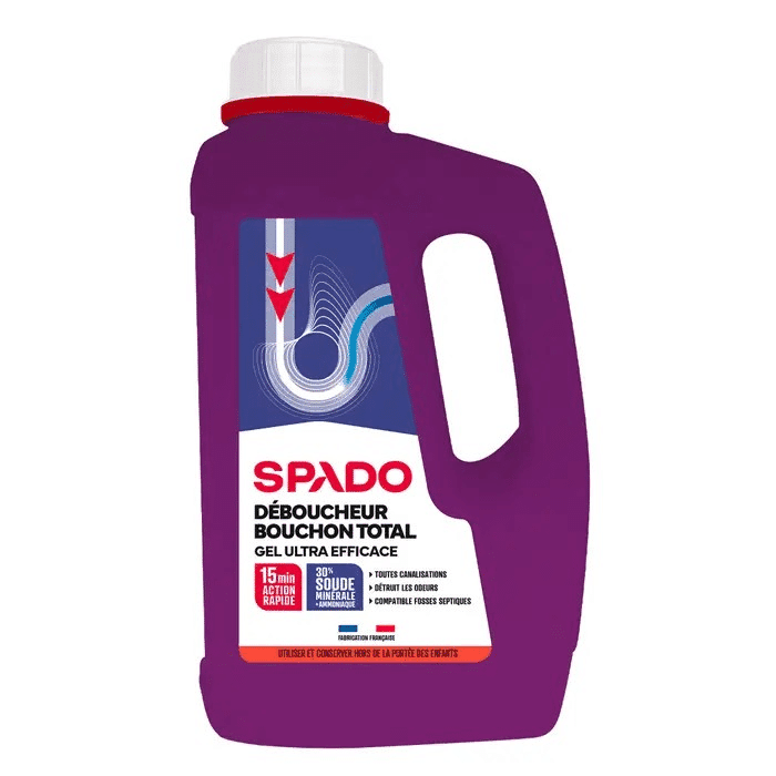 Déboucheur gel 1L SPADO