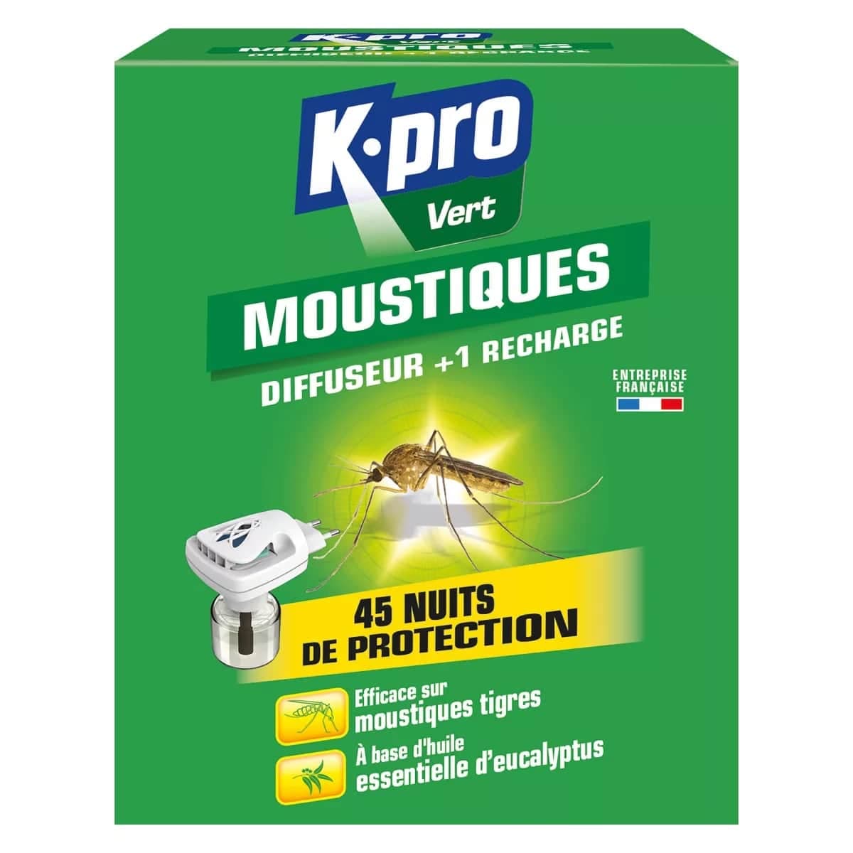 Diffuseur électrique Moustiques HE Eucalyptus K.PRO