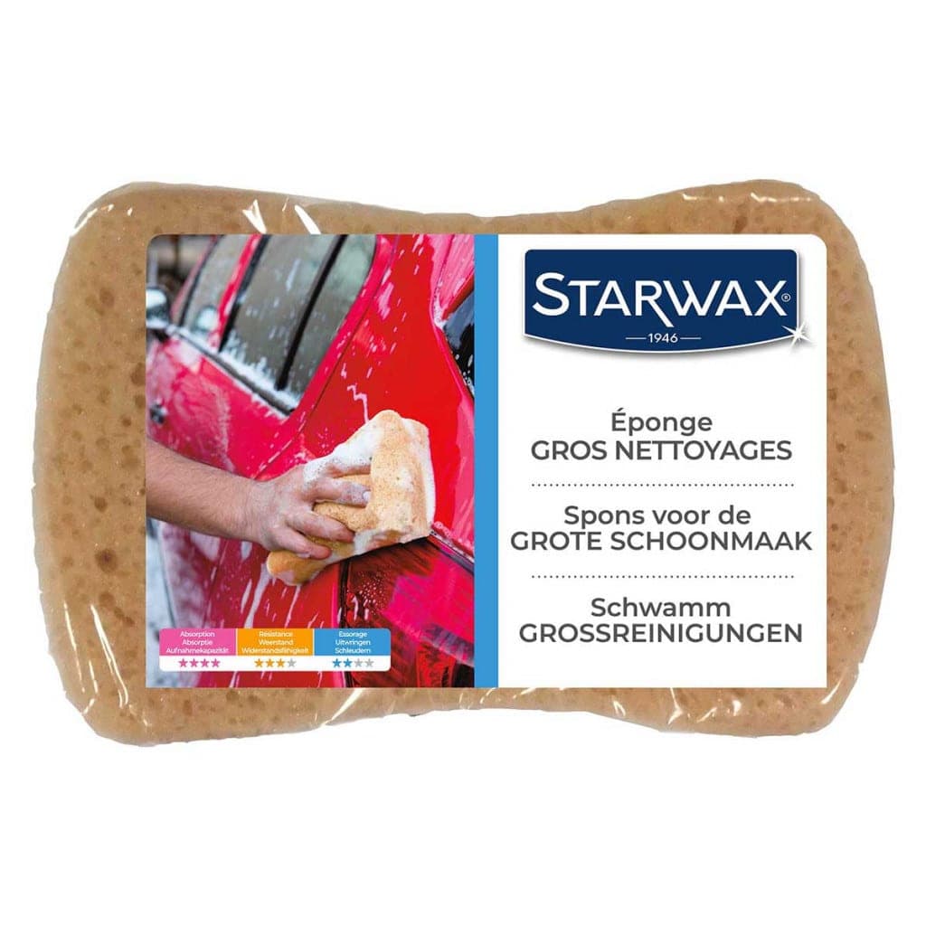 Éponge synthétique gros nettoyage STARWAX