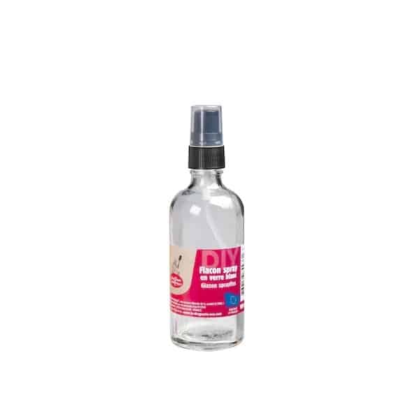 Flacon spray vide - Verre blanc 100ml LA DROGUERIE ÉCOLOGIQUE