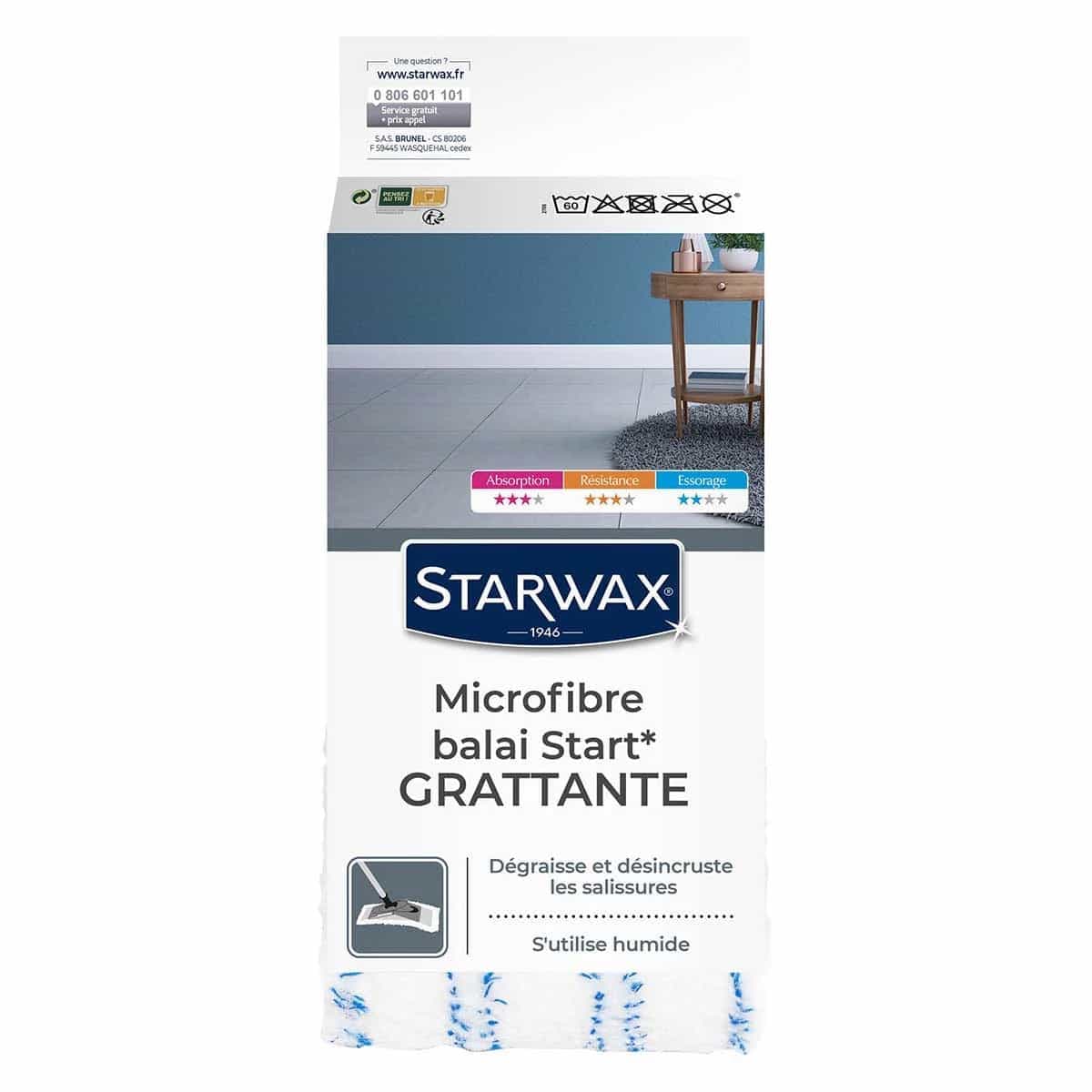 Microfibre grattante pour balai Start STARWAX