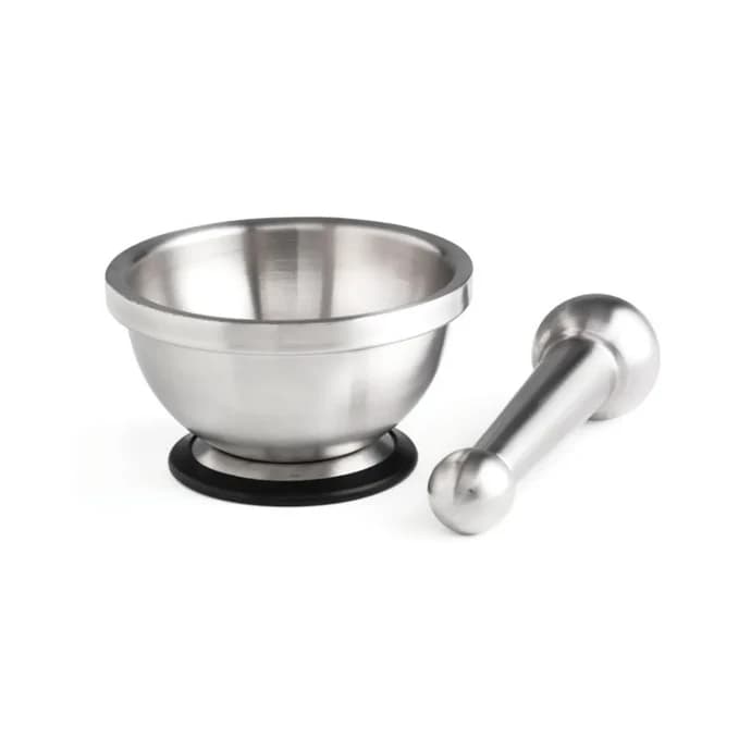 Mortier avec pilon en inox MASTRAD